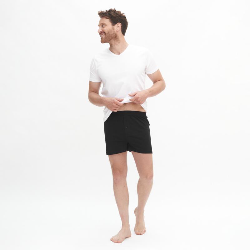 Living Crafts ETHAN Boxer-Shorts, 2er-Pack Farbe: black Größe: S
